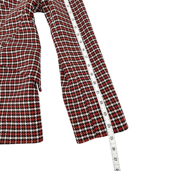 L'AGENCE Chamberlain Check Peaked Lapel Blazer in Burnt Sienna 8|M - Picture 11 of 11